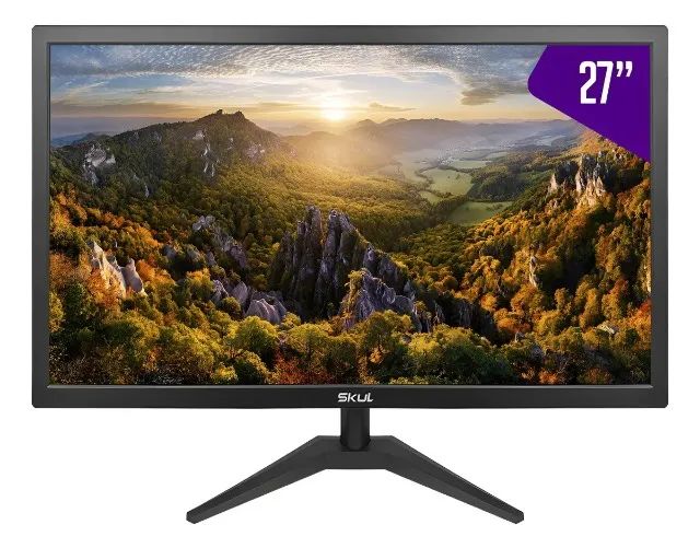 Monitor Skul 27 Polegadas Office Led 5ms Hdmi Vga - Sm27msy - Loja Coimbra Computadores  - Foto 2