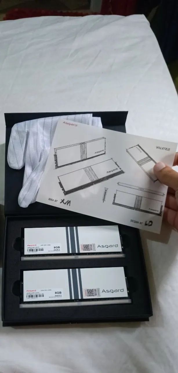 Kit 2x 8GB Memória RAM Asgard DDR4 3200MHz