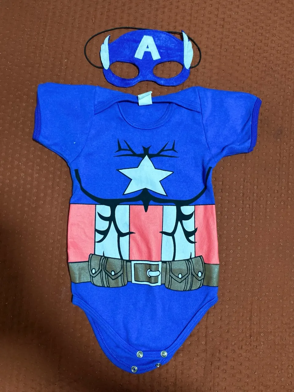 Body temático Capitão América - R$ 18