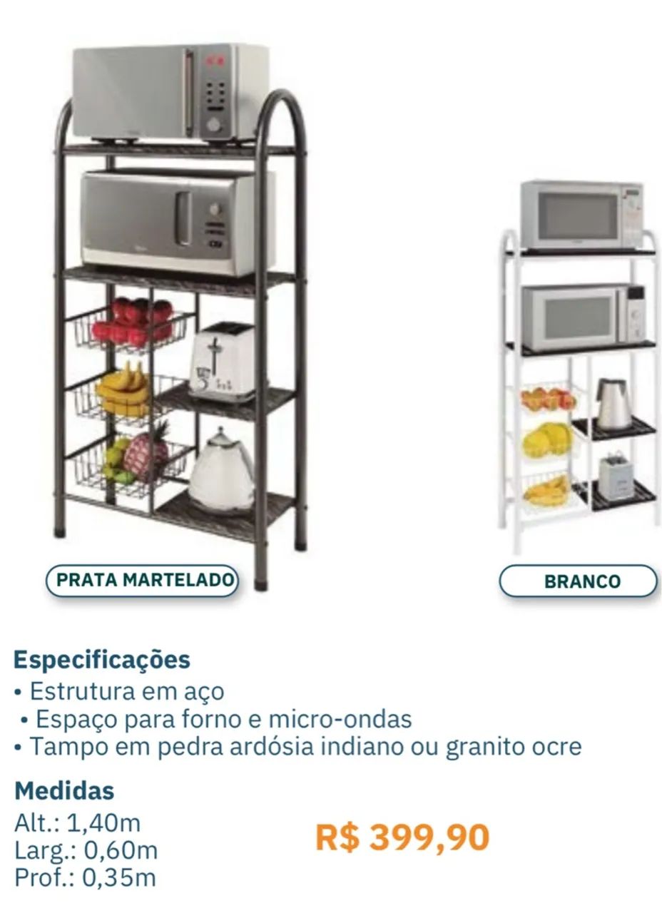 Fruteira dupla para microondas 12x sem juros  - Foto 2