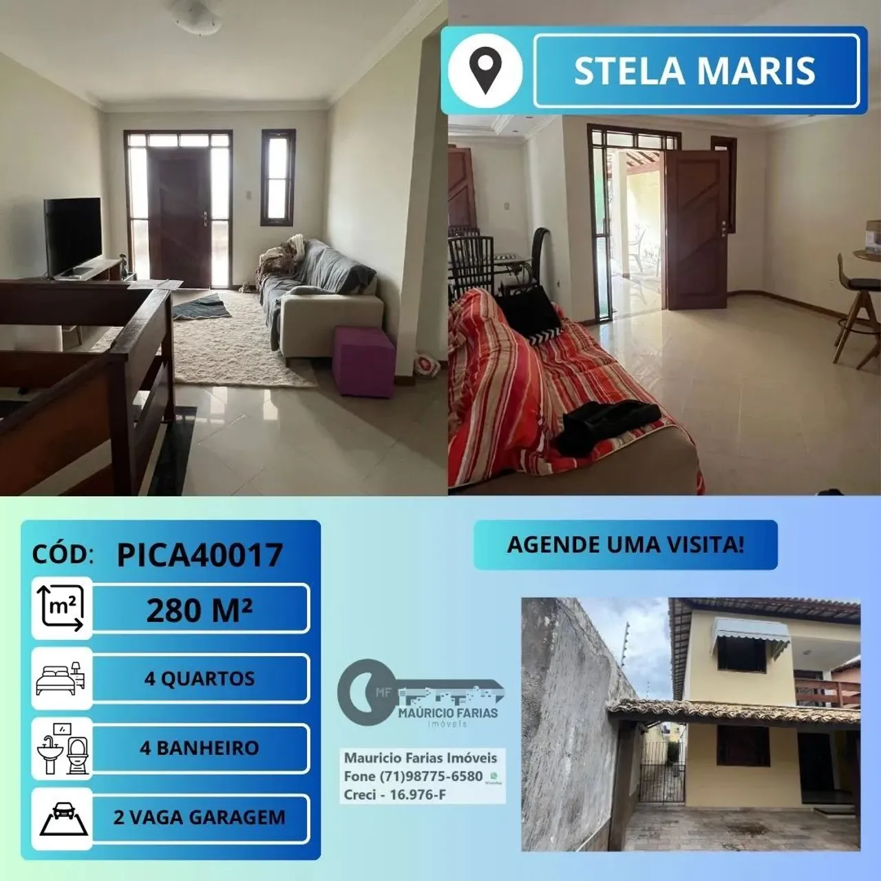Sobrado para aluguel e venda tem 280 metros quadrados com 4 quartos em Stella Maris - Salv