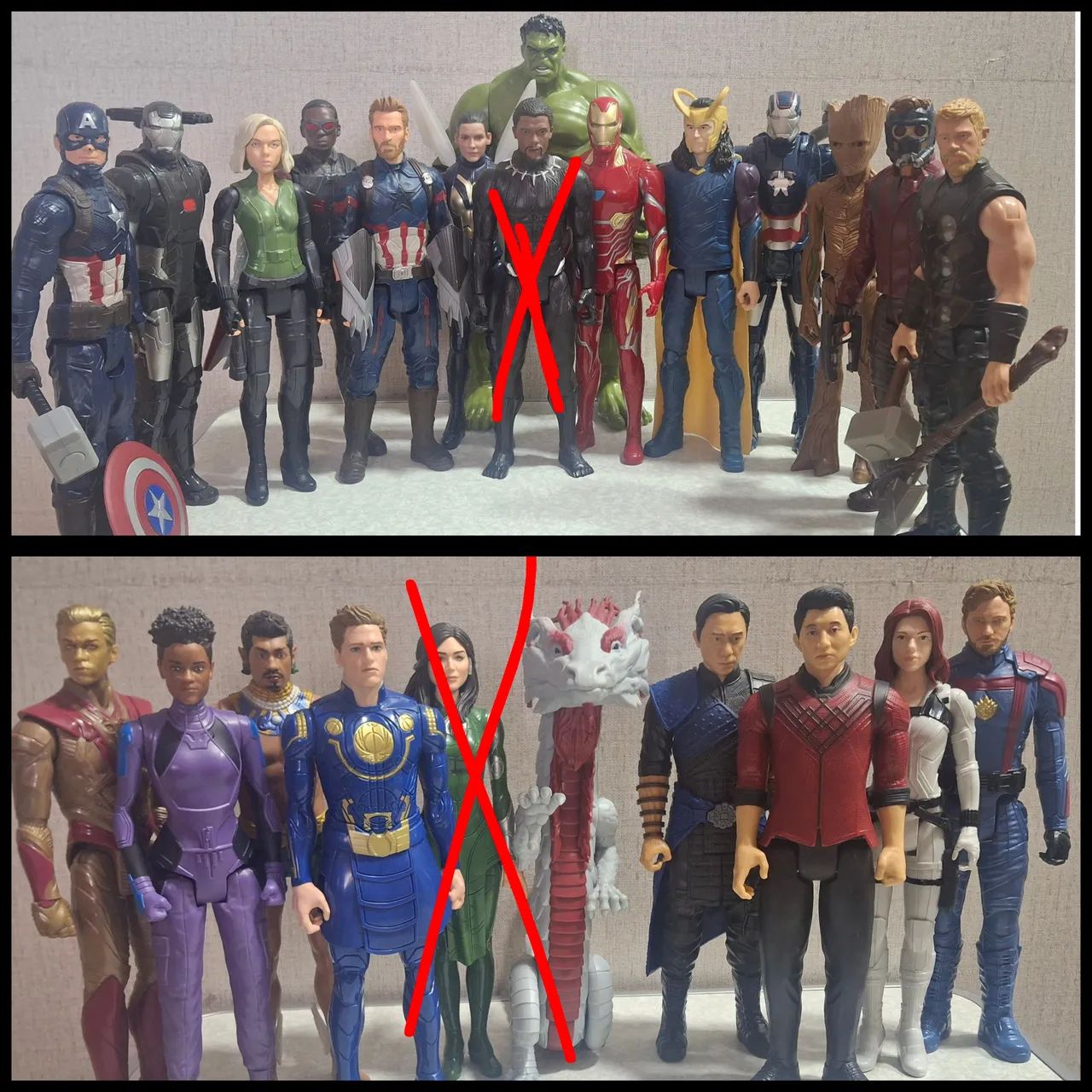 Pack Bonecos Marvel Titan Hero Hasbro 30 cm
