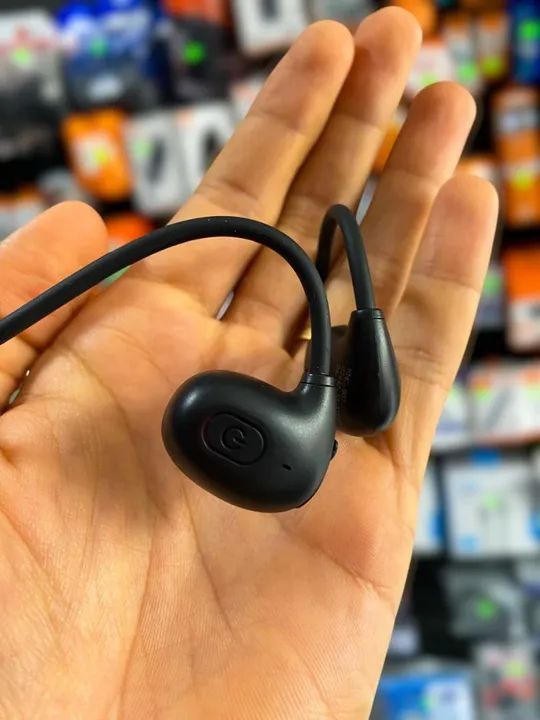 FONE DE OUVIDO BLUETOOTH ESPORTIVO CONDUÇÃO ÓSSEA KAIDI KNC-907 - Foto 6