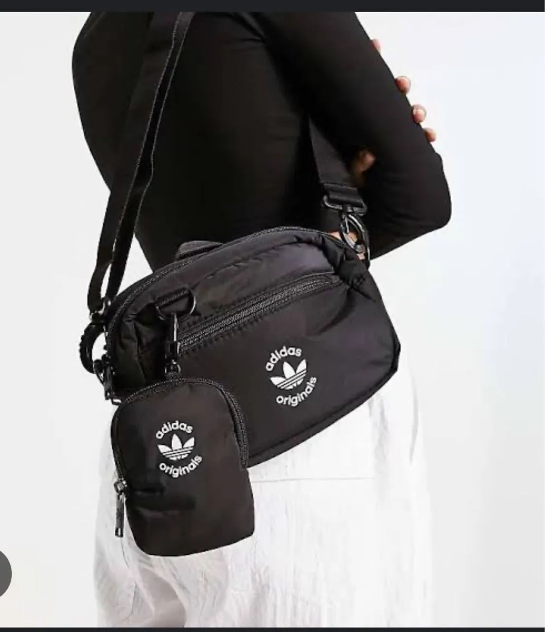 Bolsa Adidas Originals Preta - Foto 5