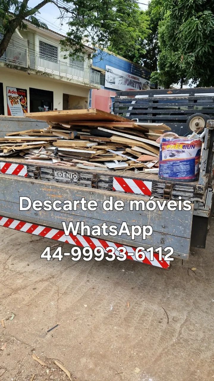 Frete e descarte de móveis em Maringá e região WhatsApp 44- * 