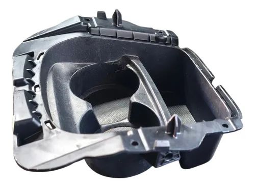 Porta Copos Moldura Console Peugeot 208 2014 2015 A 2018 Preto - Foto 5