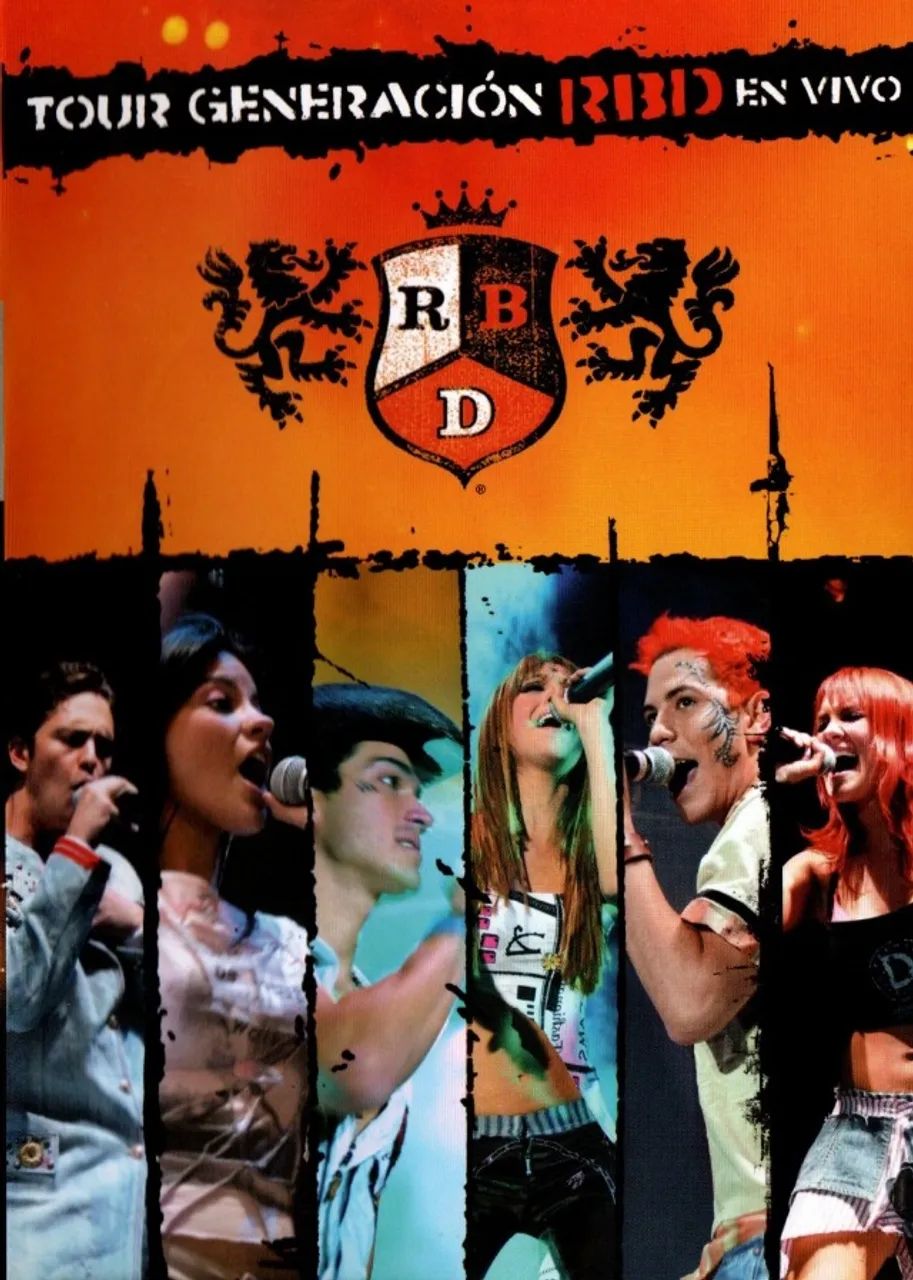 Dvd Rebelde - Tour Generación En Vivo