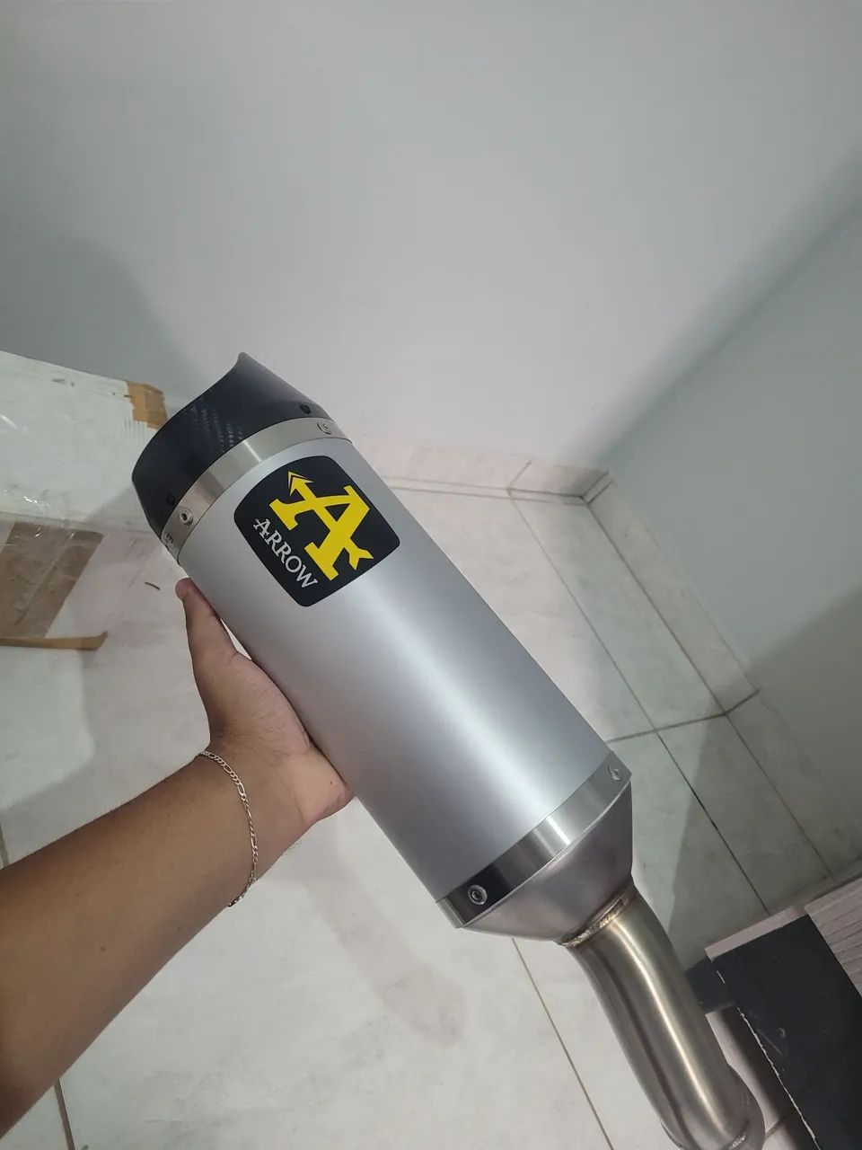 Escapamento Arrow em carbono  - Foto 2