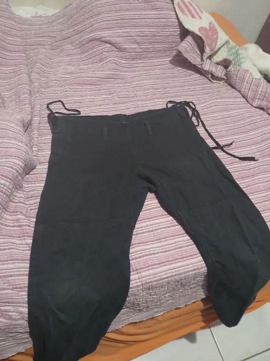 Kimono de Jiu-Jitsu e faixa branca-Preto -Tamanho adulto,(leia abaixo) - Foto 3