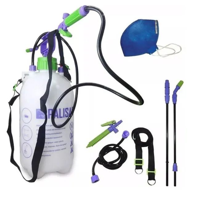 PULVERIZADOR MANUAL, 7L, COM BOMBA, MANGUEIRA E ASPERSOR, 1 PC//PALISAD - Foto 2