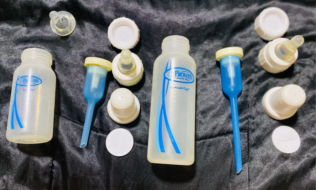 kit 2 mamadeira dr. browns e 1 dosador de leite - Foto 3