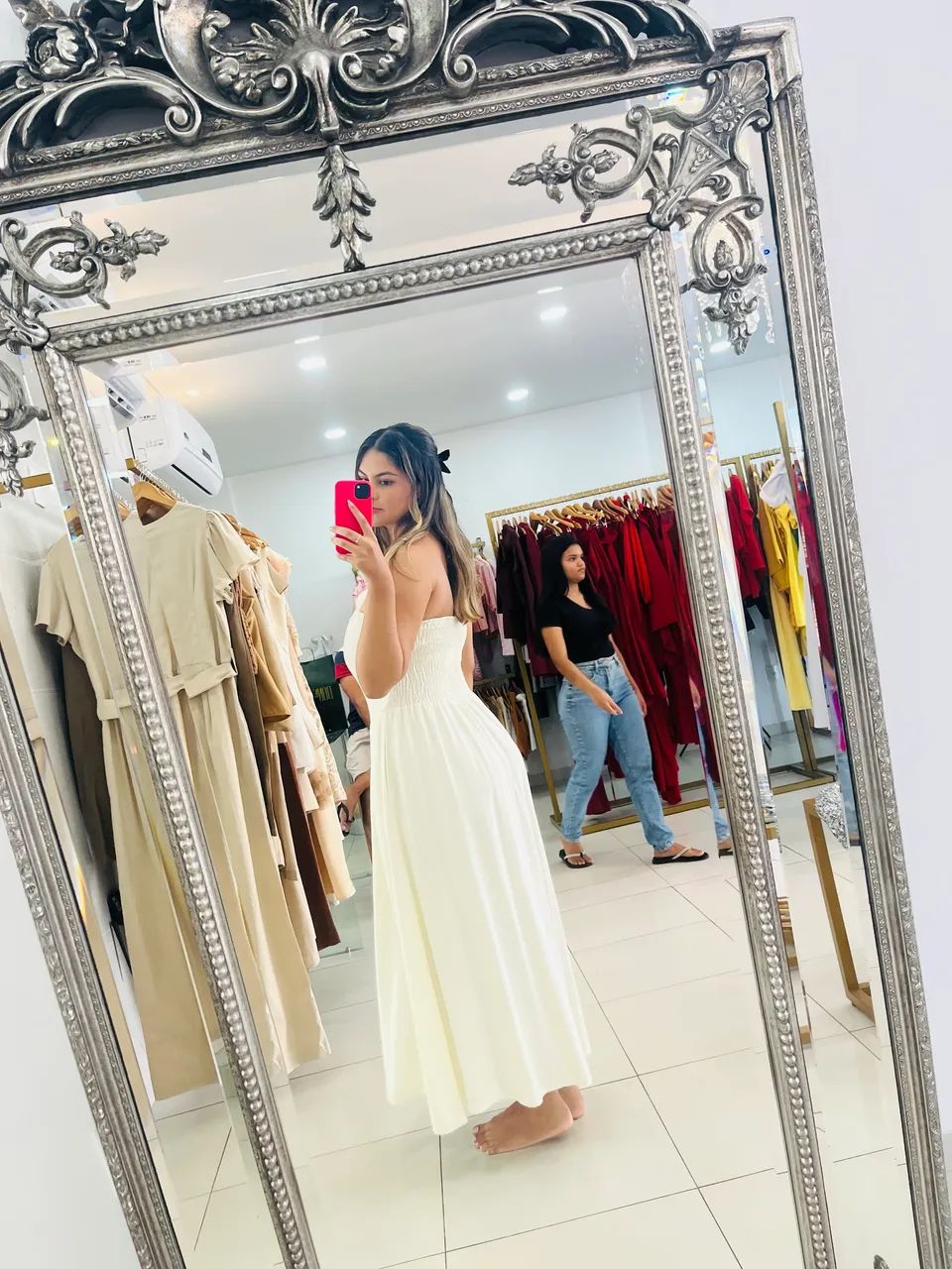 VESTIDO BRANCO LINDO - Foto 2