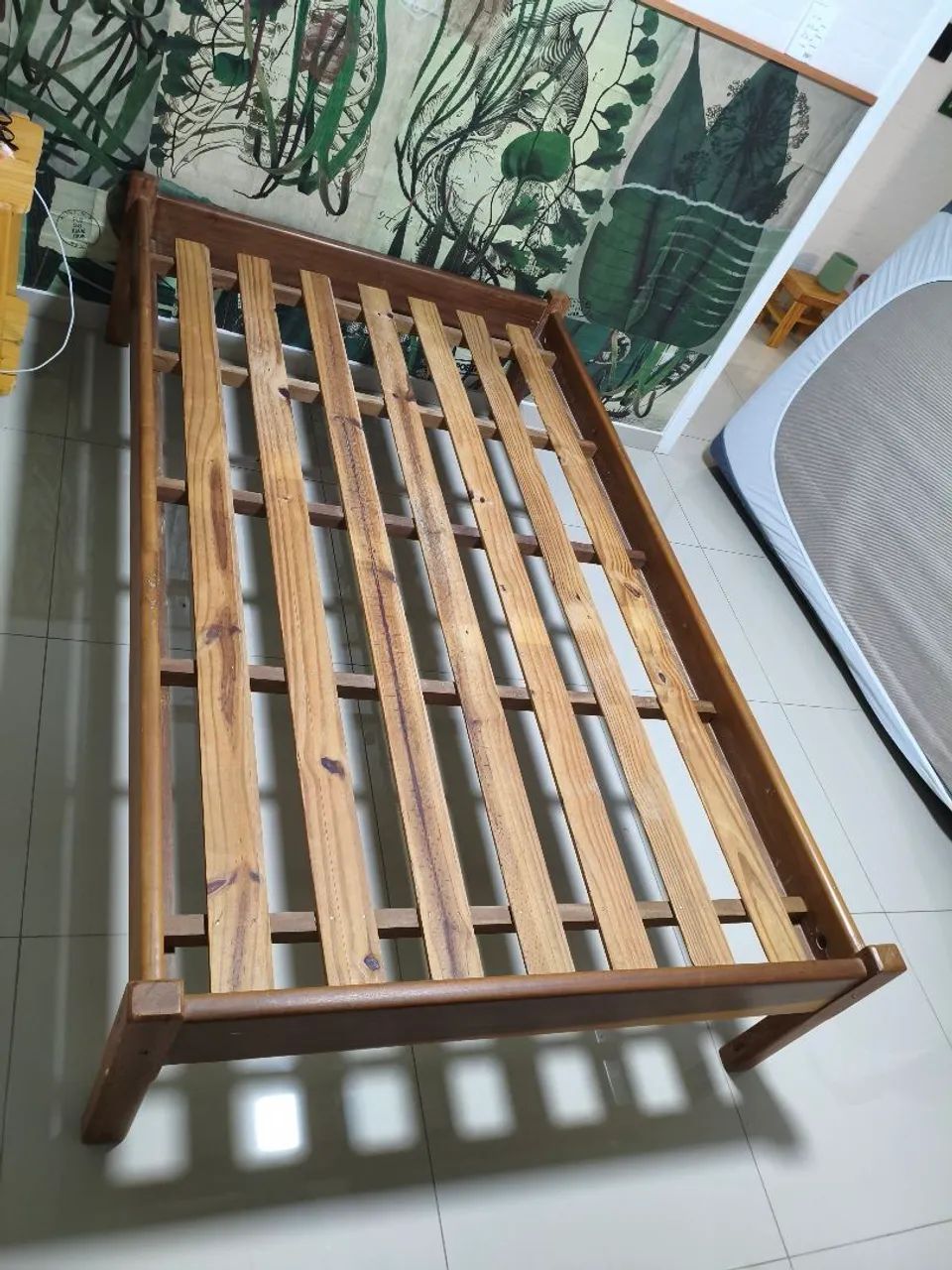 Cama madeira maciça (cedro) - Foto 2
