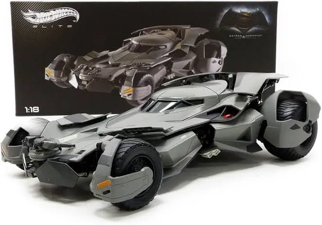 Batmóvel Batman Vs Superman 1:18 Hot Wheels Elite Batmobile