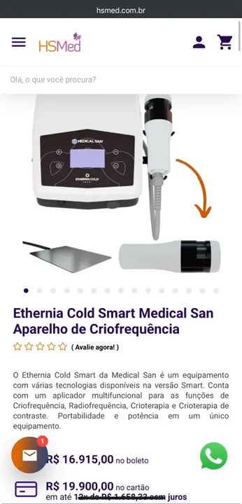 Criofrequência - Medical San - MUITO NOVO - Foto 3