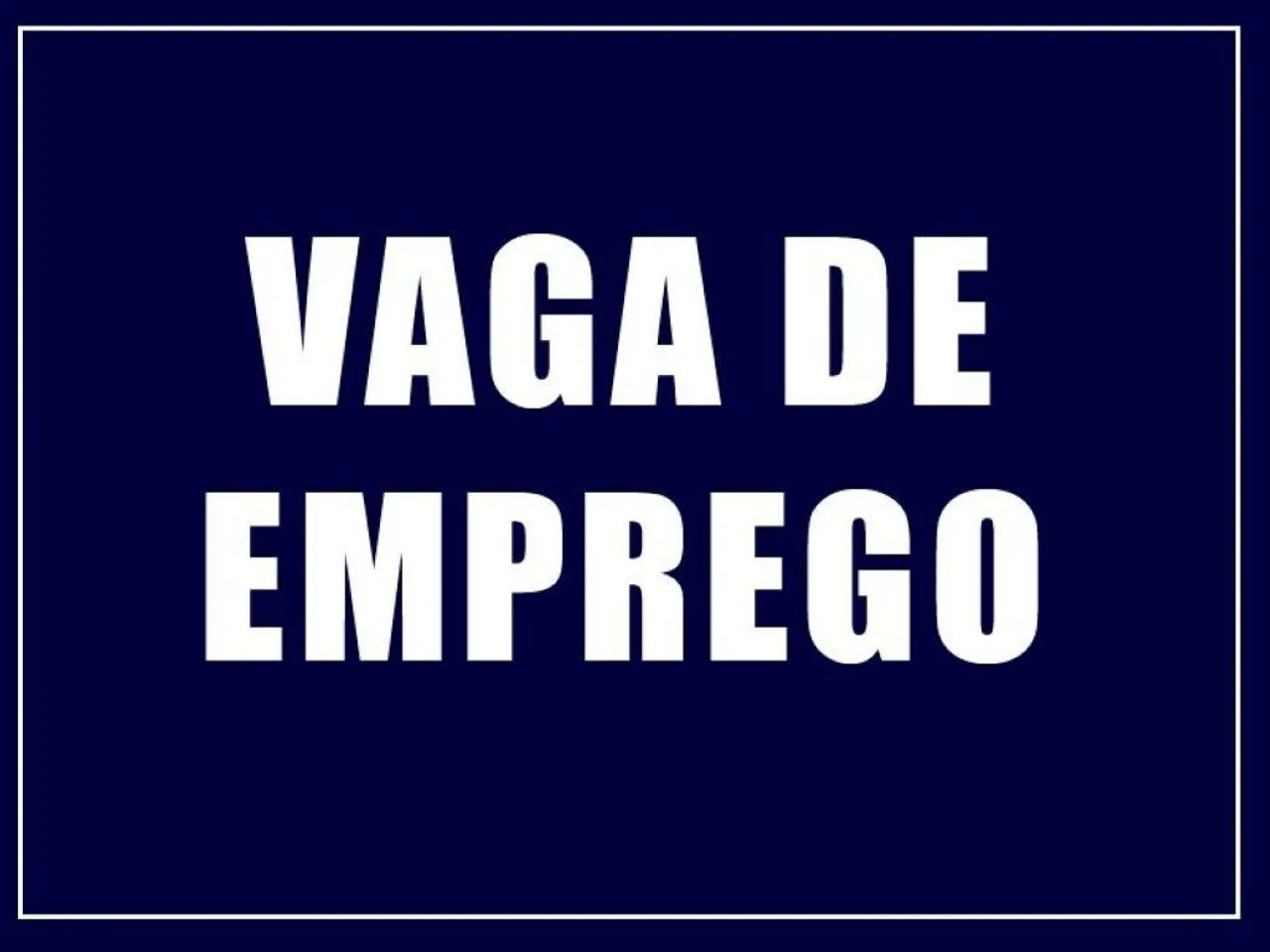 Vaga restaurante 