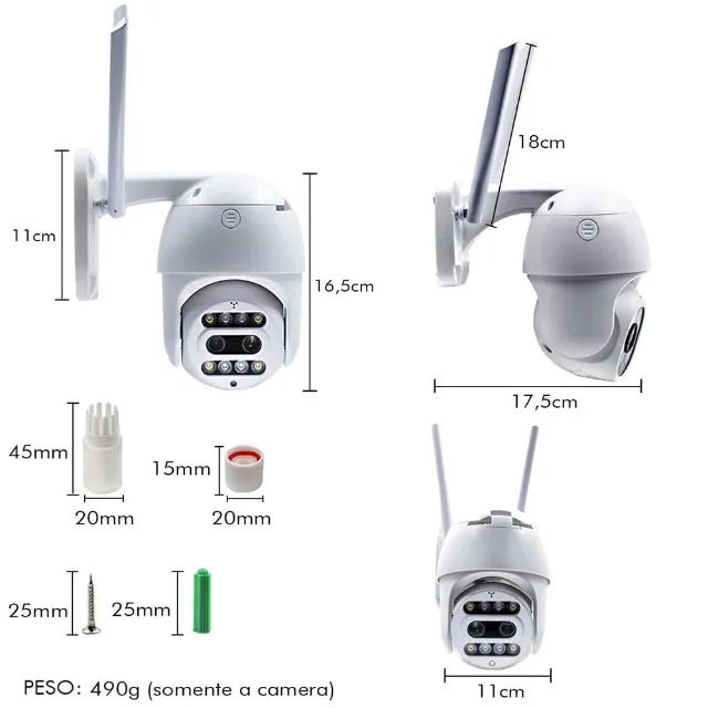 Câmera de Segurança Haiz Dome PTZ HZ-359