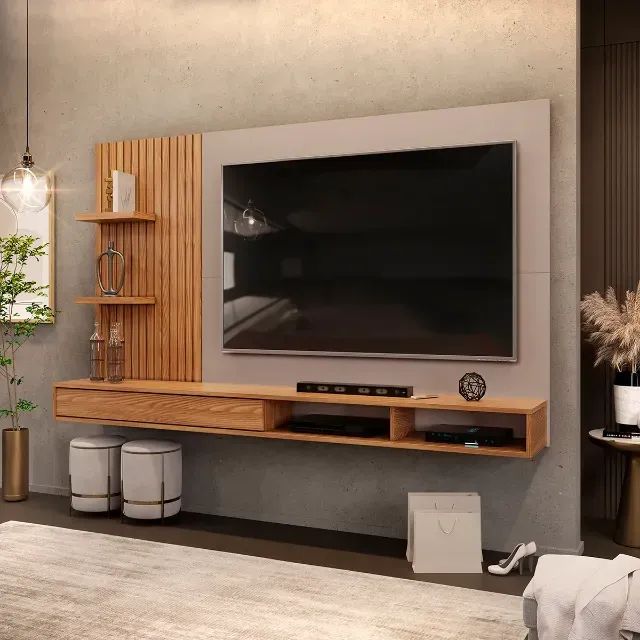 Painel Para Tv 60 Polegadas Com Nicho