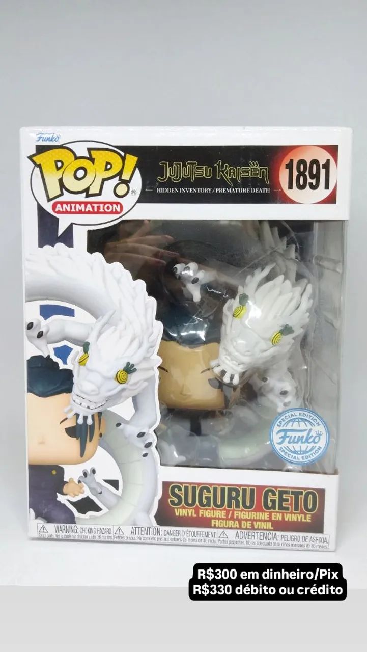 Funko Pop! Jujutsu Kaisen - Suguru Geto 1891 - Hobbies e coleções