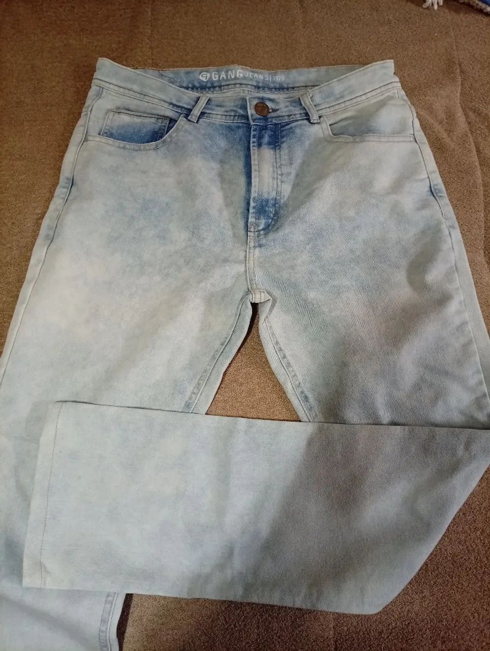 Calça jeans masculina clara 40 Roupas Fazendinha, Curitiba