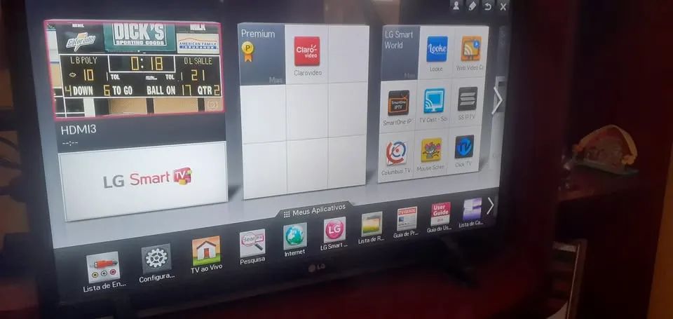 Smart TV LG 32' Polegadas + Chromecast + Receptor Wireless