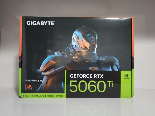 Placa de video Geforce RTX 5060 Ti 8gb Windforce [Lacrada com 3 anos de garantia]