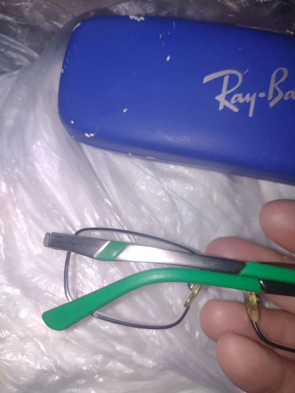 Armação e caixa de óculos Ray Ban  - Foto 2