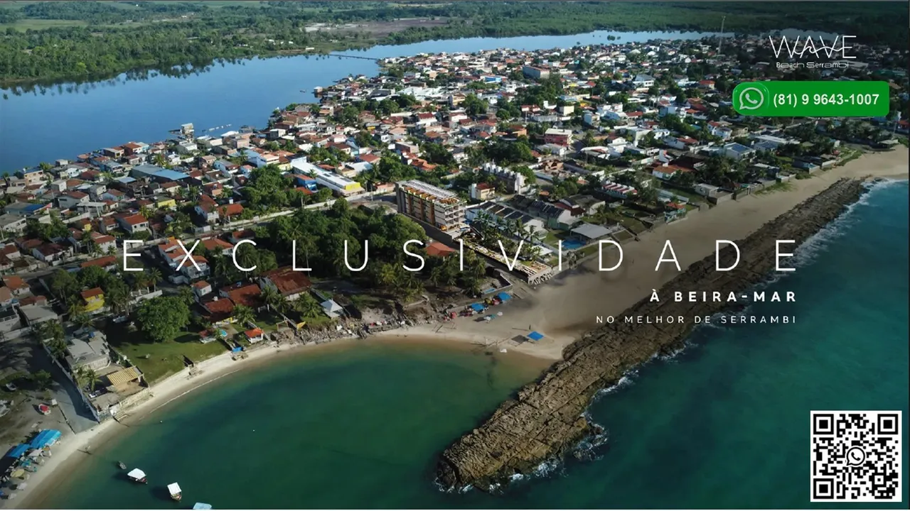 SERRAMBI - FLATS 21 m² FRENTE MAR COM LAZER COMPLETO E PREÇO E CONDIÇÕES SENSACIONAIS