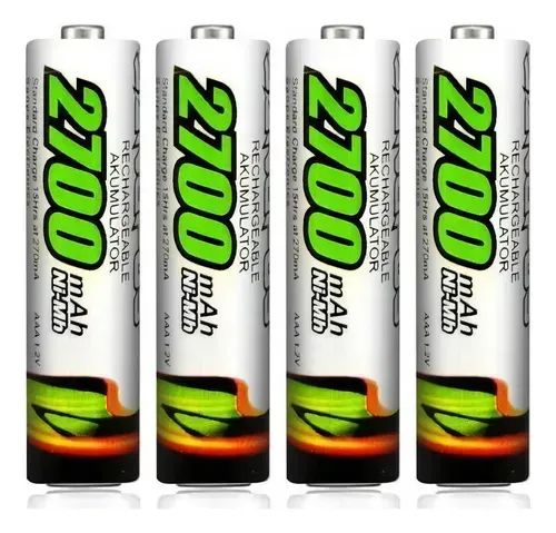 Pilhas Recarregável Glacier 2700mah Aaa - Foto 2