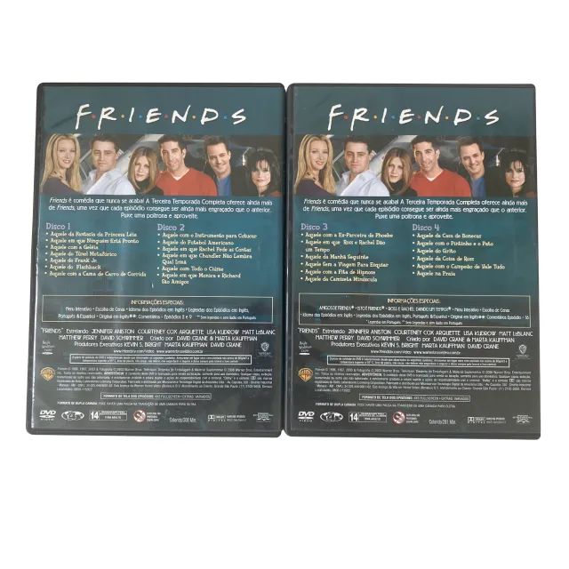 DVD Friends Temporada 3 Completa Original - Físico - 4 DVDs - Foto 3