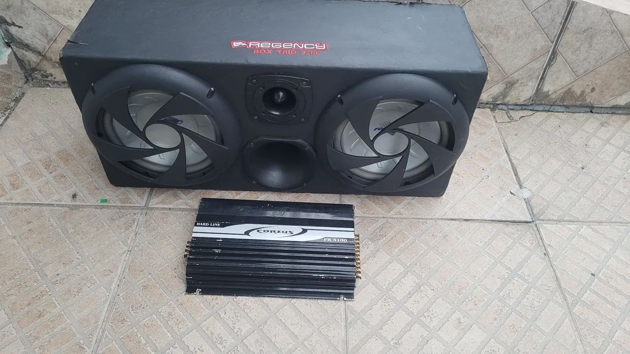 Caixa de som automotivo trio  - Foto 4