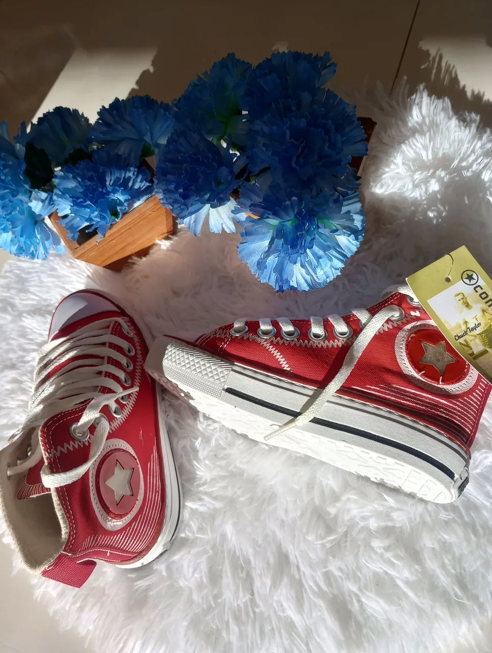 Tênis Converse Infantil Vermelho e rosa com LED Tam 31 novo