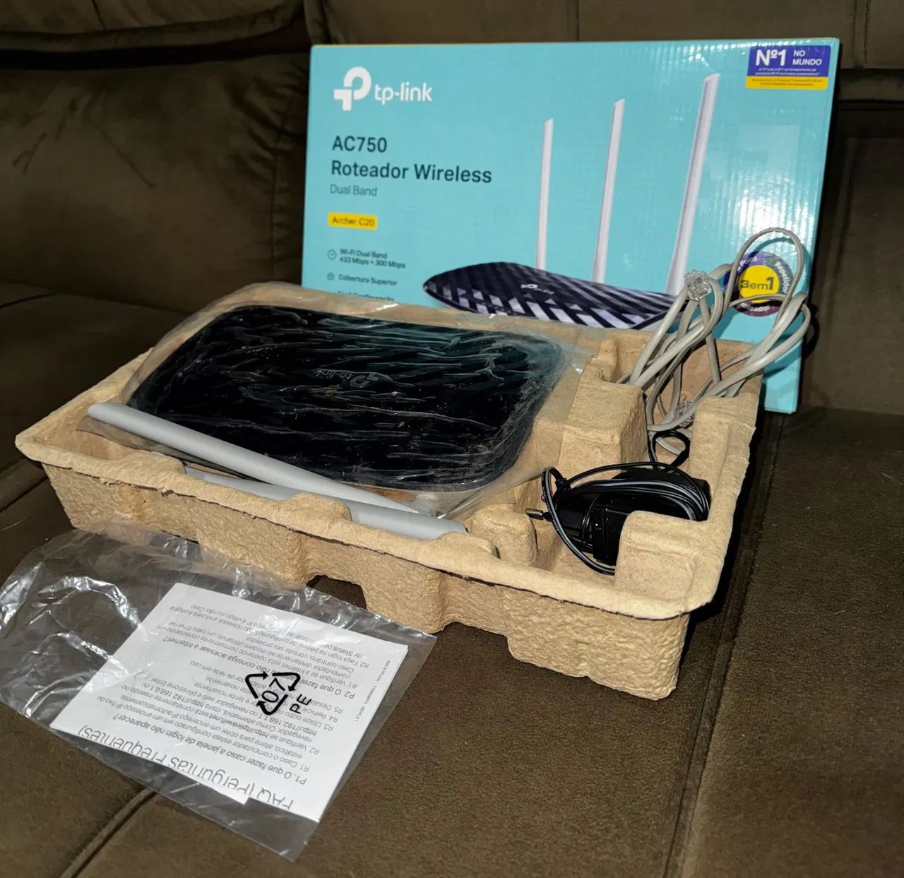 Roteador Wireless TP-Link AC750 Archer C20 Dual Band - Foto 2