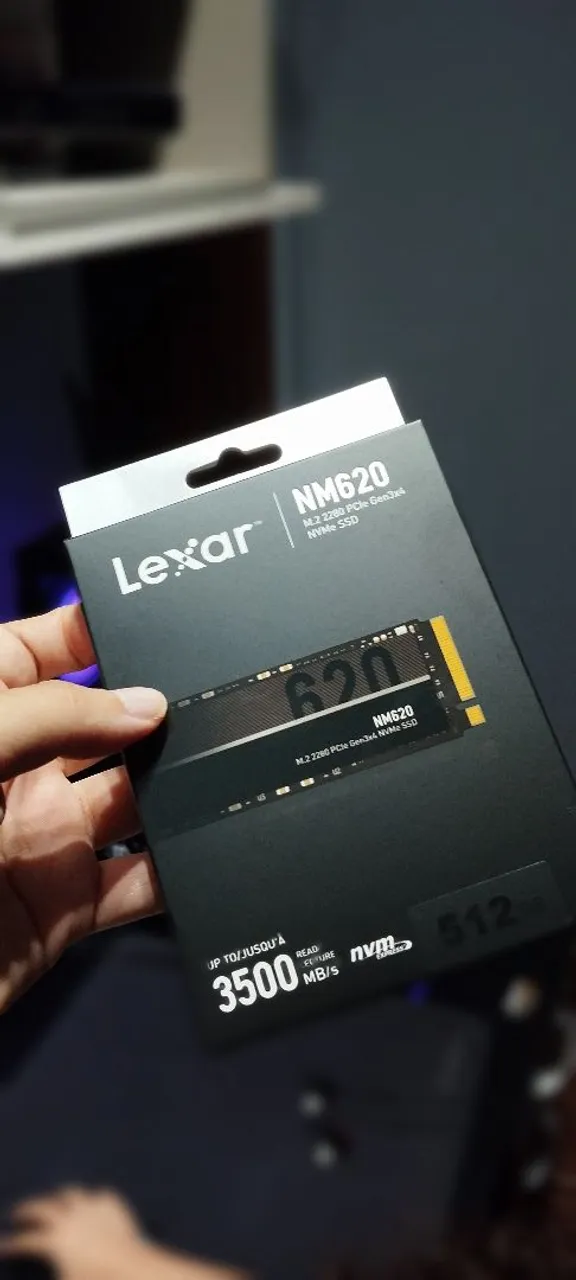 SSDNOVOLACRADO NVMe Lexar NM620 512GB - Alta Velocidade