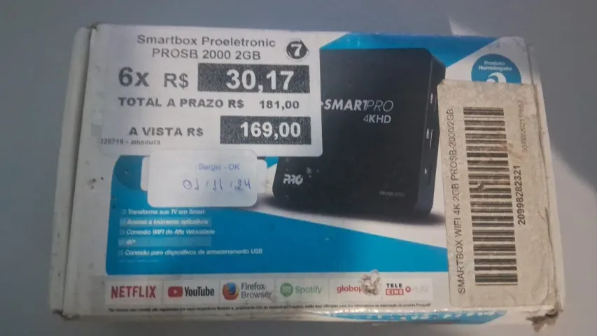Smart Box Tv 4k Android 12.1, + Mini Sem Fio Cor Preto Tipo De Controle Remoto Padrão