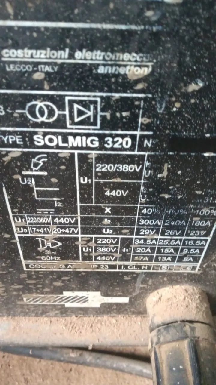 Máquina de Solda White Martins Solmig 320 - Foto 4