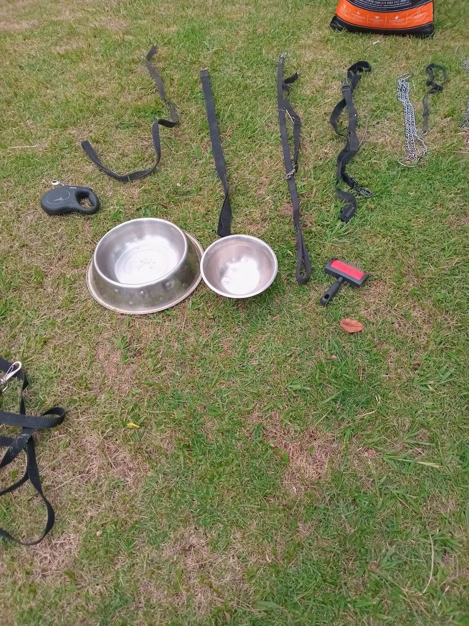 Guias pra pet e vasilha se ração 