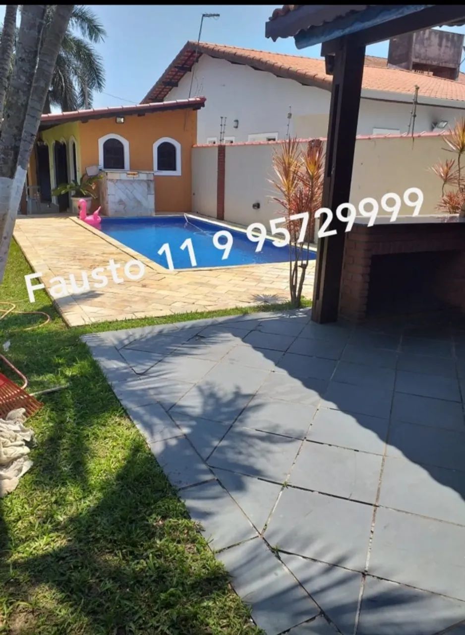 Casa Temporada Cibratel 2 Itanhaém Com Piscina e 180 Mts da Praia Disponivel Carnaval