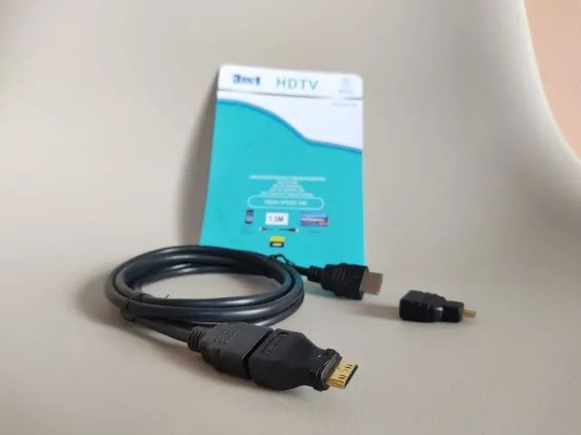 Cabo Hdmi 3 Em 1 (hdmi + Mini Hdmi + Micro Hdmi) (Entrega Grátis) - Foto 3