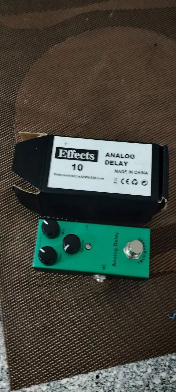 Pedal Analógico Delay novo com carregador  - Foto 2