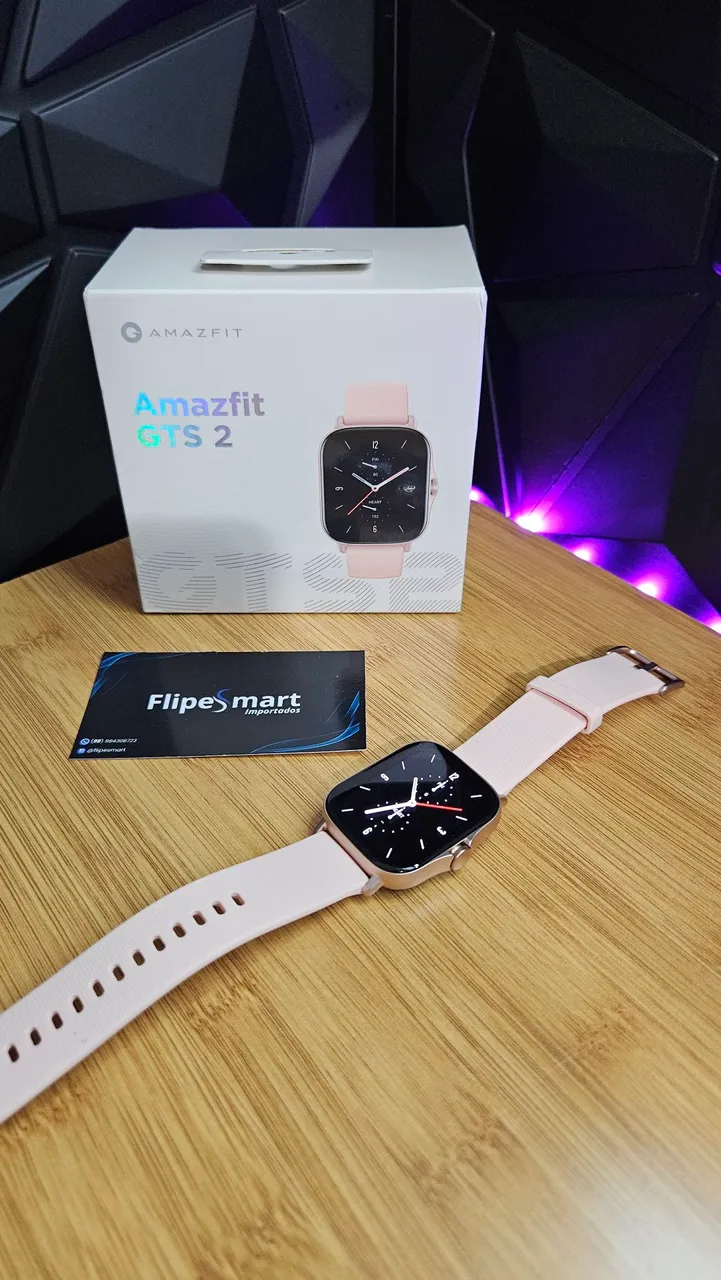 Smartwatch Amazfit GTS 2 Pink Lacrado e com Garantia