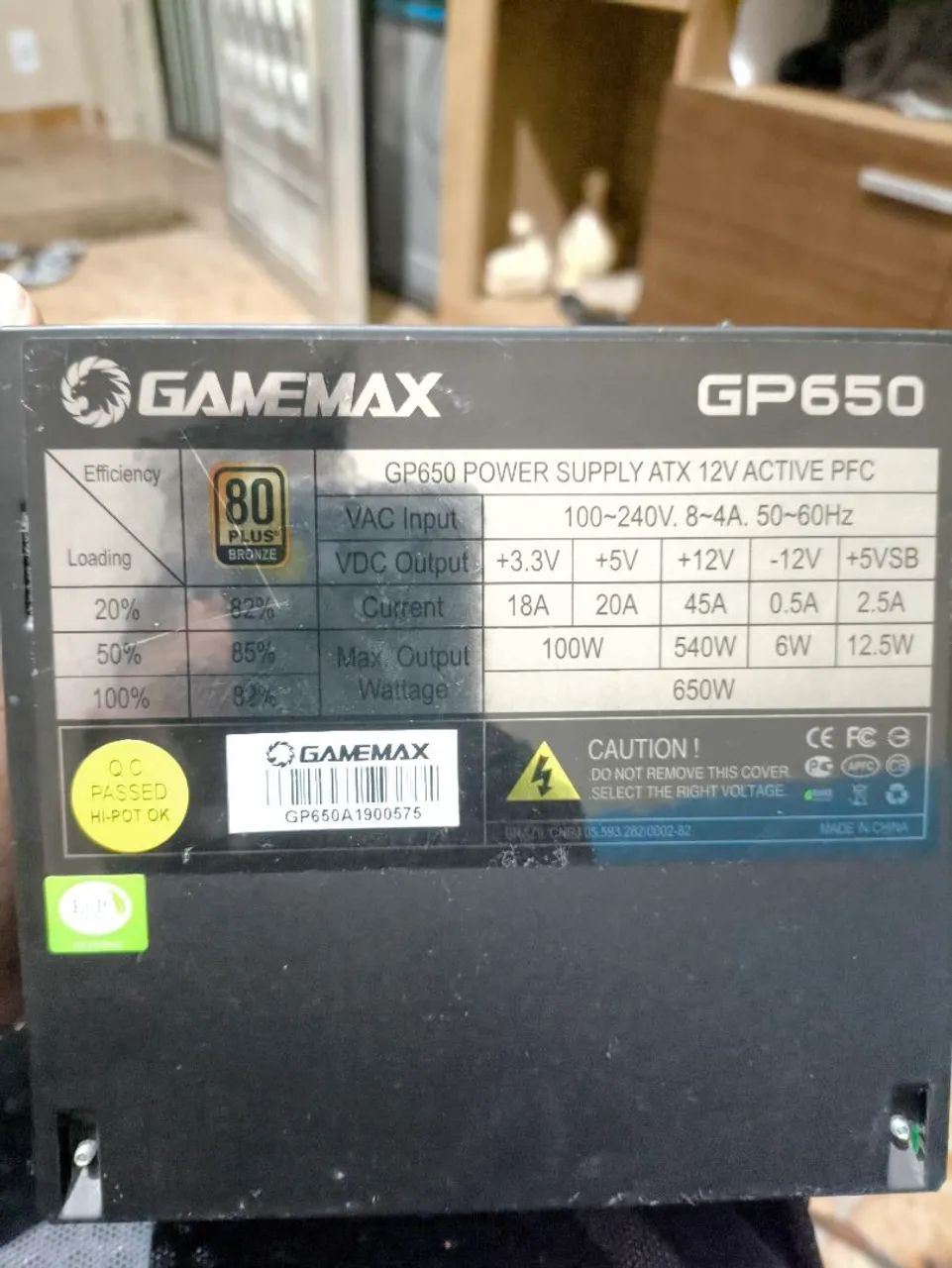 Fonte Gamemax GP650 - Foto 2