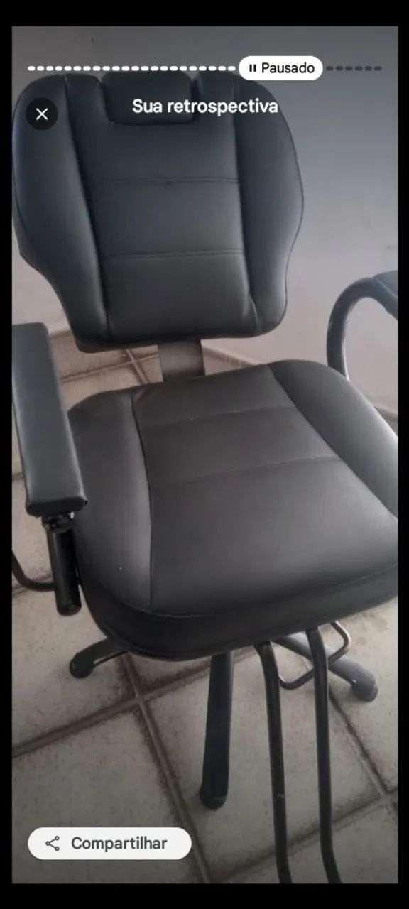 Cadeira de barbeiro  - Foto 2