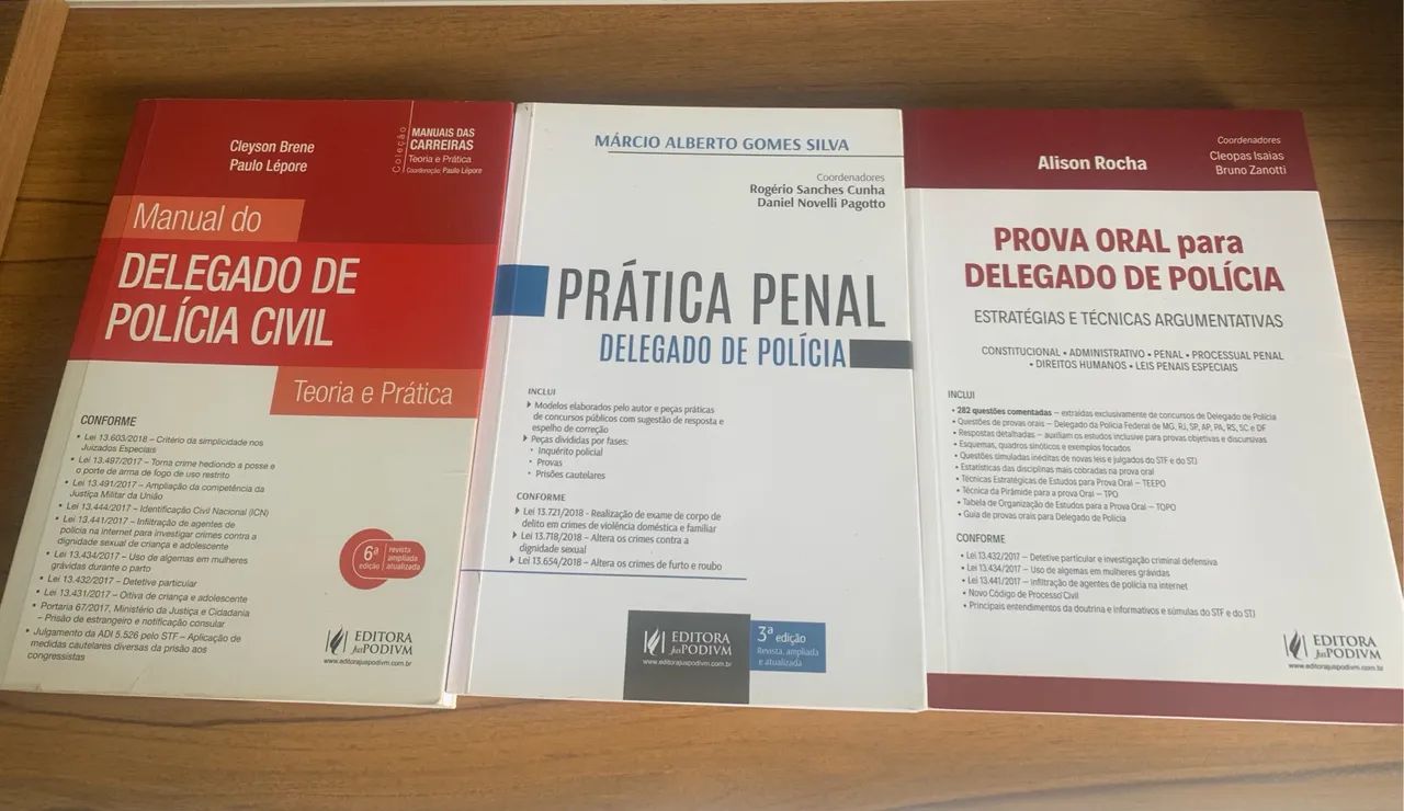 03 Livros para Concurso de Delegado de Polícia Civil e Penal - Foto 5