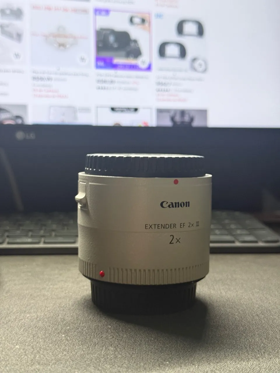 Extensor Canon EF 2x III (teleconverter, extender)