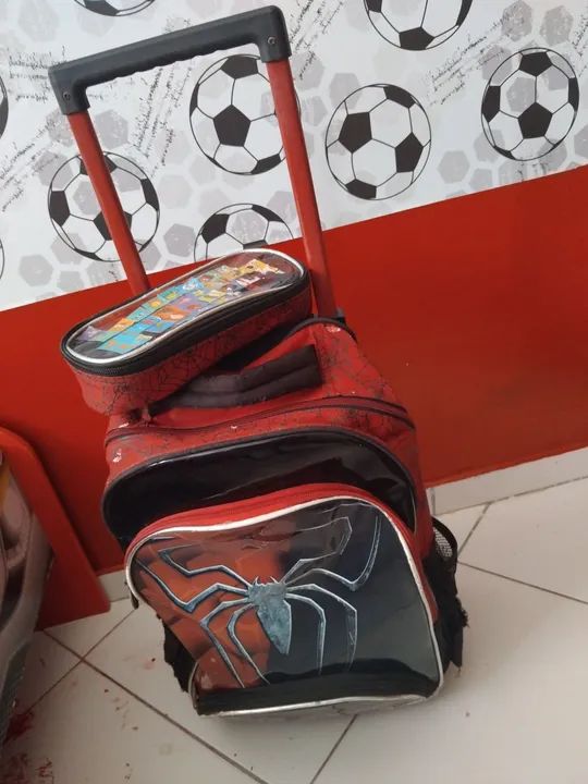 Mochila de rodinha Homem Aranha