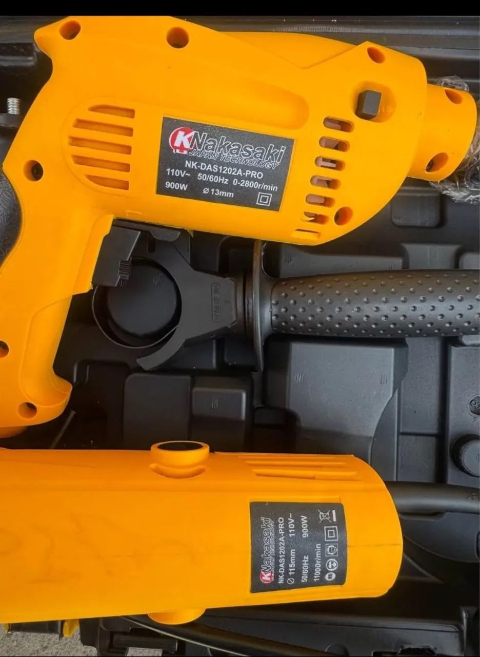 Kit furadeira  e lixadeira  nakasaki  Novas - Foto 2