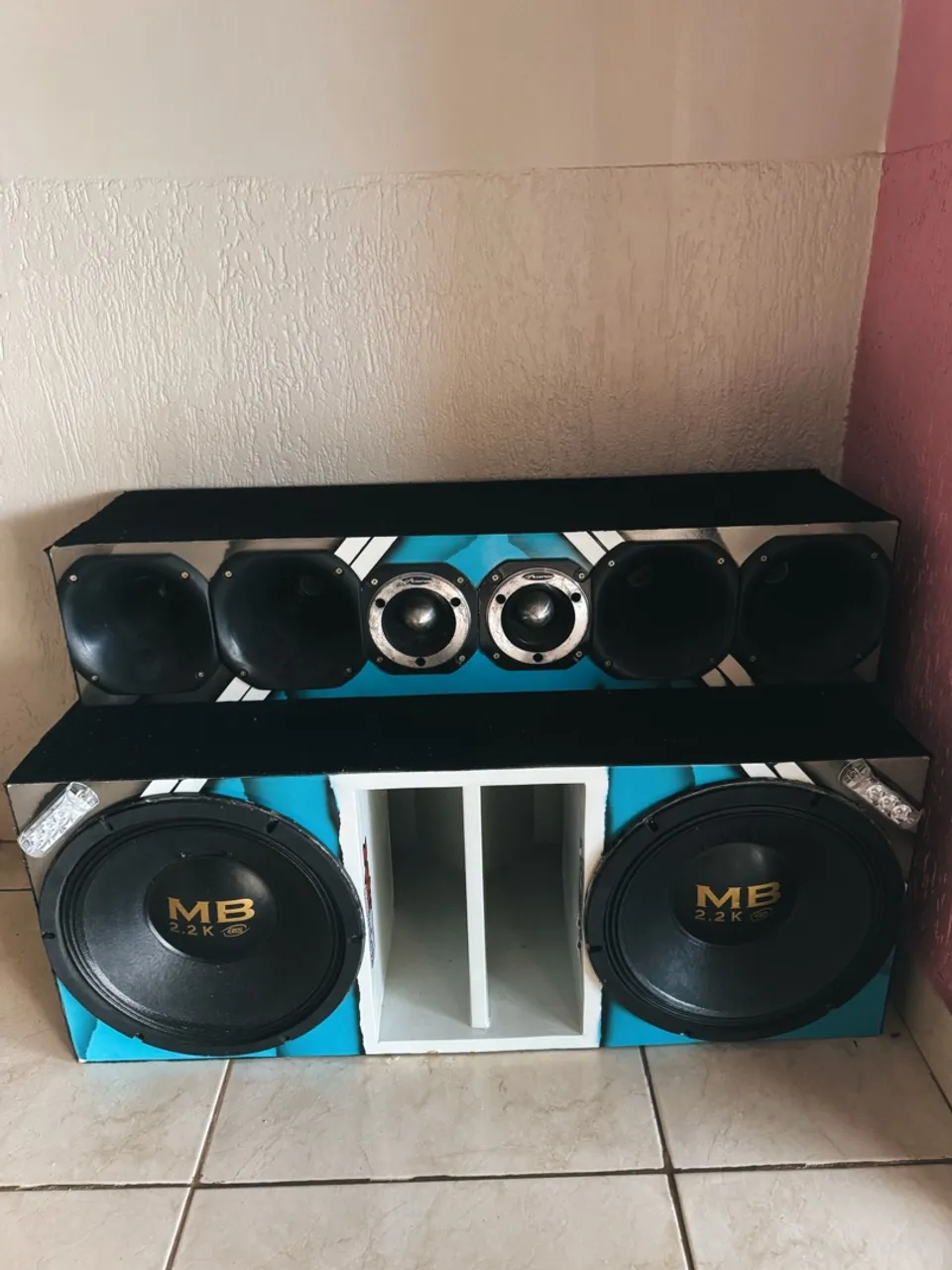 SOM AUTOMOTIVO COMPLETO ALTO-FALANTES MB 2.2