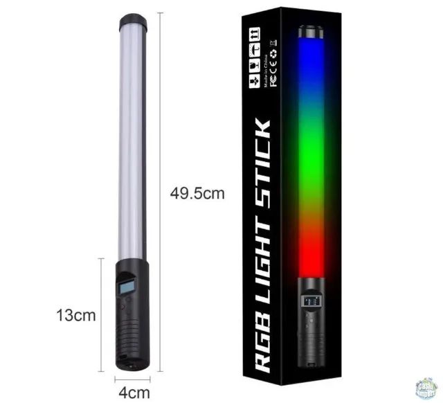 Bastão de Led Rgb com controle remoto - Foto 2