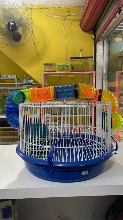 Gaiola para hamster com túnel 